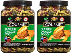 Zoo Med Nourriture Gourmet pour dragon barbu, enrichie avec bleuets et insectes, nutriments essentiels