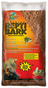 Texture naturelle du Zoo Med Premium Reptile Bark pour un terrarium réaliste.