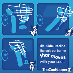 The ZooKeeper barrière chien montage sans outil, installation rapide.