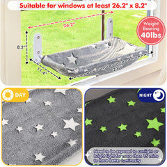 Zoratoo chat perchoir fenetre soleil procure une zone de repos solaire