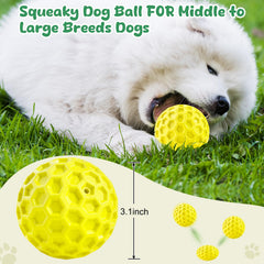 Balle ZRIFAQESW grande taille interactive pour chiens actifs