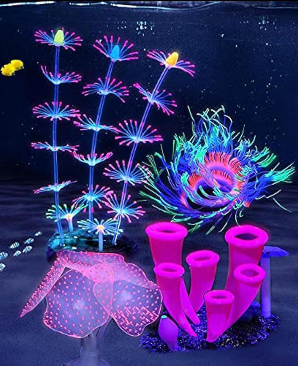 ZtohPyo corail-plume lumineux, décor vivant pour aquarium.
