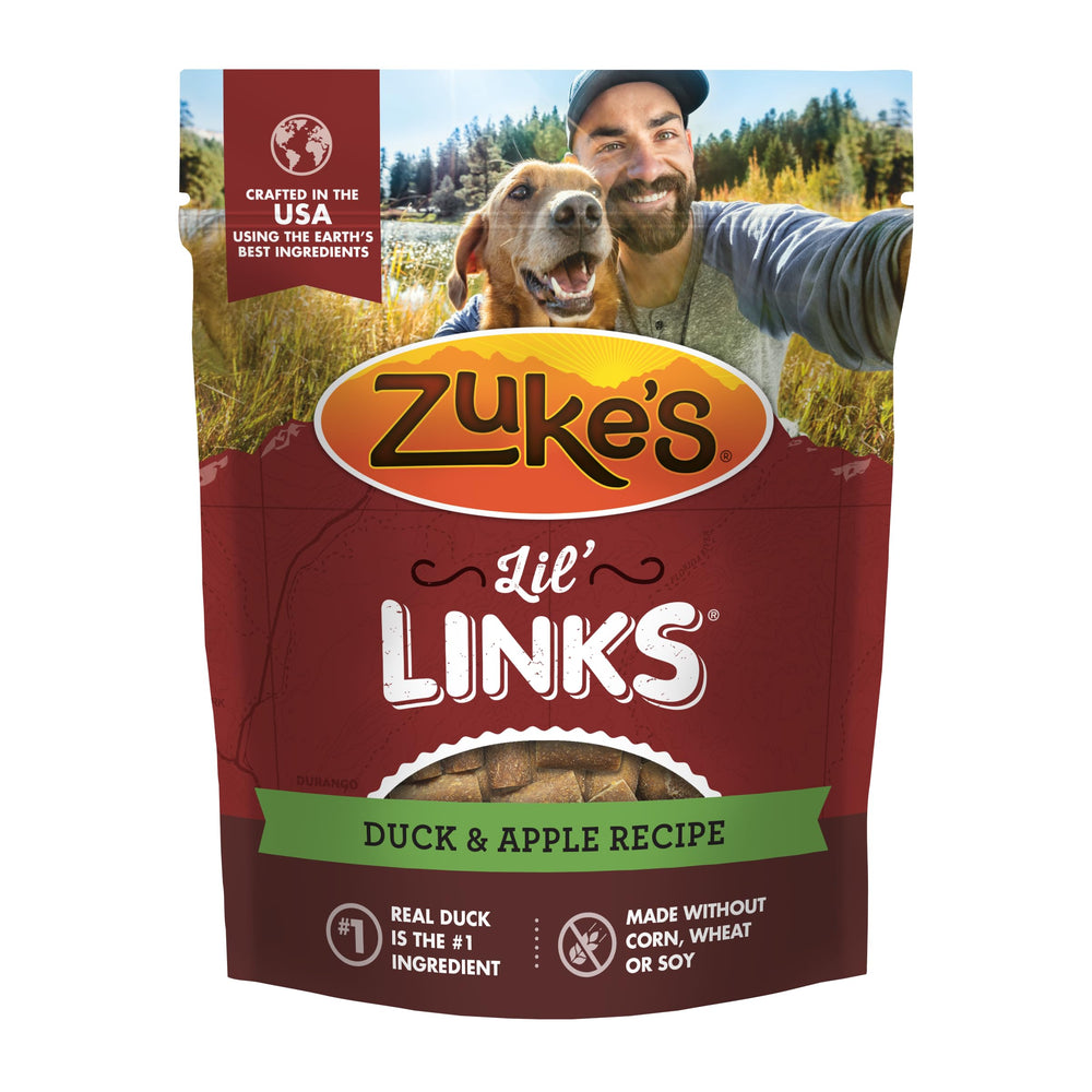 Zuke’s Lil’ Links dans un sachet refermable pour récompenser lors des sorties.