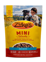 Sachet réutilisable Zuke's Mini Naturals pour récompenses nomades et pratiques