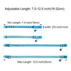 Collier zulinlong réglable confort 7,5-12,5 pouces sans irritations.