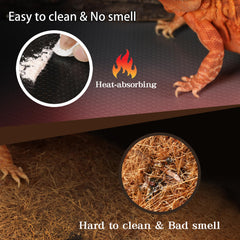 Texture douce du tapis ZUNZINGY, non adhésif et sûr pour l animal