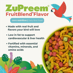 ZuPreem FruitBlend nutrition essentielle pour la digestion et l'énergie quotidienne.