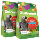 ZuPreem FruitBlend: pellets colorés pour perroquets, alimentation quotidienne équilibrée.