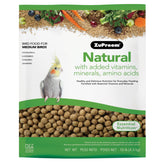 ZuPreem Natural granulés pour cockatiel, alimentation quotidienne équilibrée.