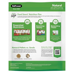 ZuPreem Natural granulés pour lovebird, saveur naturelle et nutrition fiable.