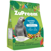 ZuPreem Sensible Seed – emballage clair illustrant le mélange équilibré pour oiseaux.