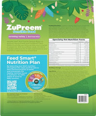 ZuPreem Sensible Seed avec pellets, soutient l’alimentation variée.