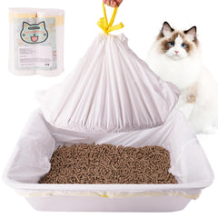 Zuqqony rouleau de sacs litière 37x18 pour grande boîte, pratique et robuste.