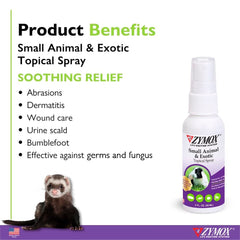 Étiquette Zymox sans stéroïdes et sans parabènes sur le produit