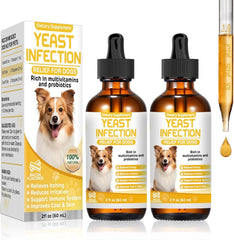 Gouttes ZZTRMY dans flacon pour chiots et chiens, soutien oreilles et peau.