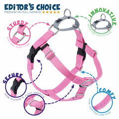 Harnais Freedom 2 Hounds Design ferrures inox et sangle nylon robuste.
