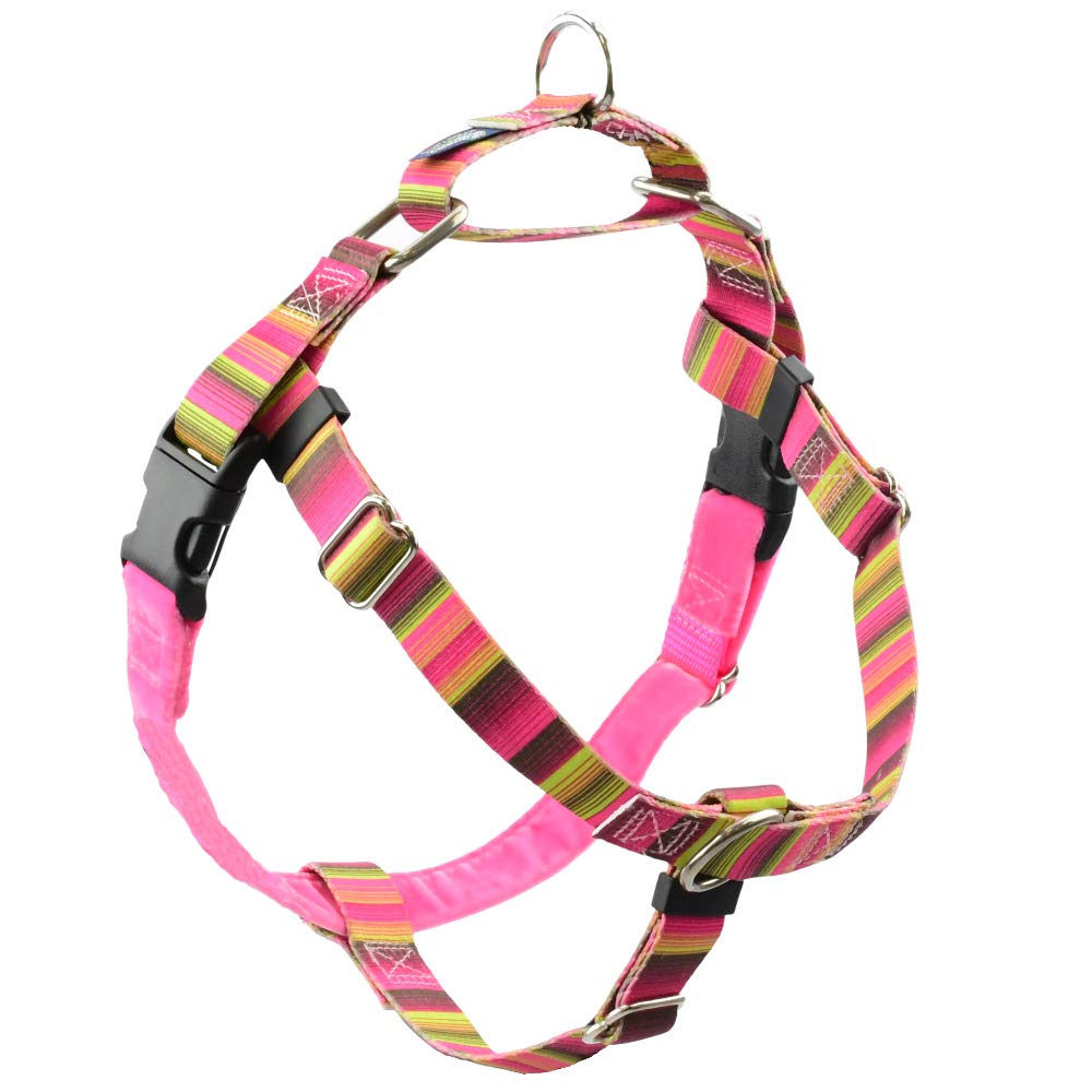 Harnais Freedom sans tir de 2 Hounds Design, vue avant, contrôle doux et confortable.