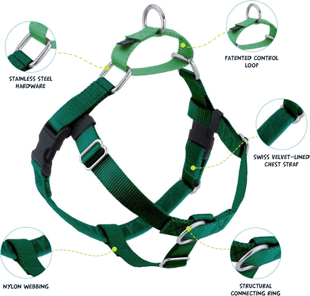 Anneau frontal du harnais Freedom pour guider le chien