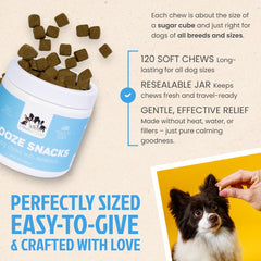 3 Paws Kitchen Snooze Snacks, friandises tendres pour petits chiens, dosage simple.