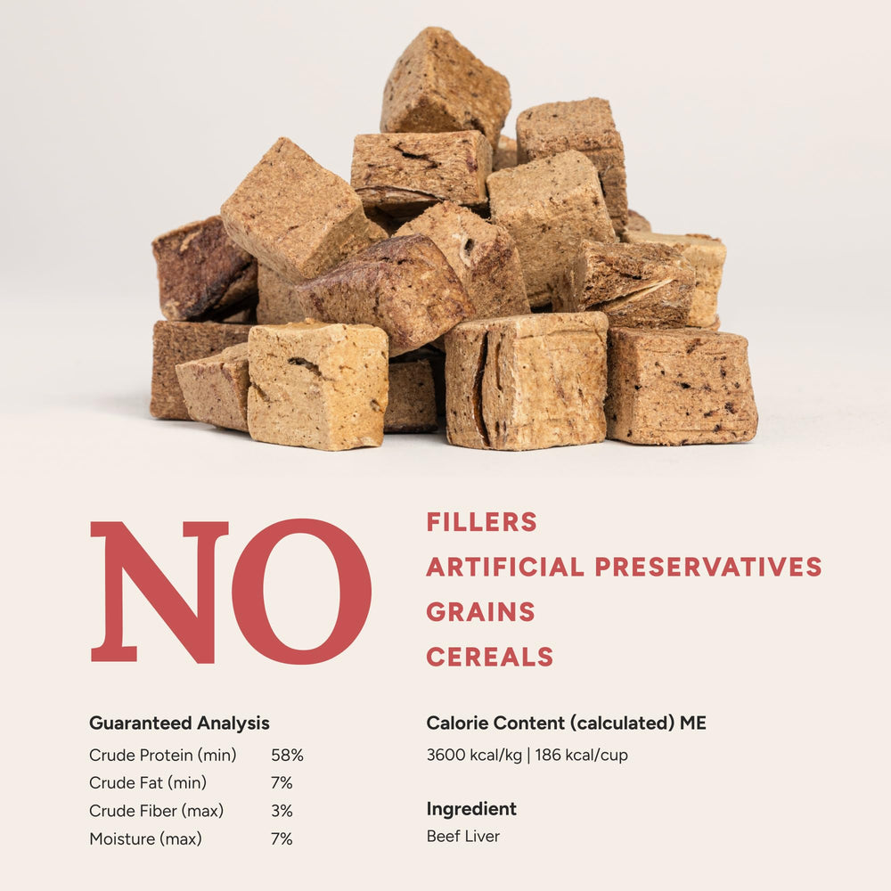 Parfum naturel foie de bœuf 360 Pet Nutrition bouchées