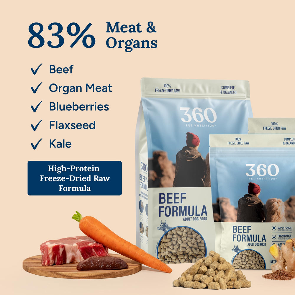 360 Pet Nutrition prêt a servir ou topping pratique pour varier les repas