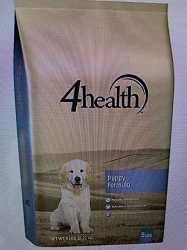 4health chiot à l’agneau, sac de 5 lb, pour favoriser croissance et digestion équilibrée.