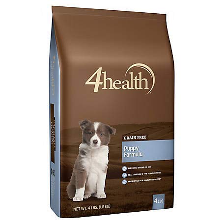 4health chiot sans céréales: sac croquettes favorisant énergie et peau saine.