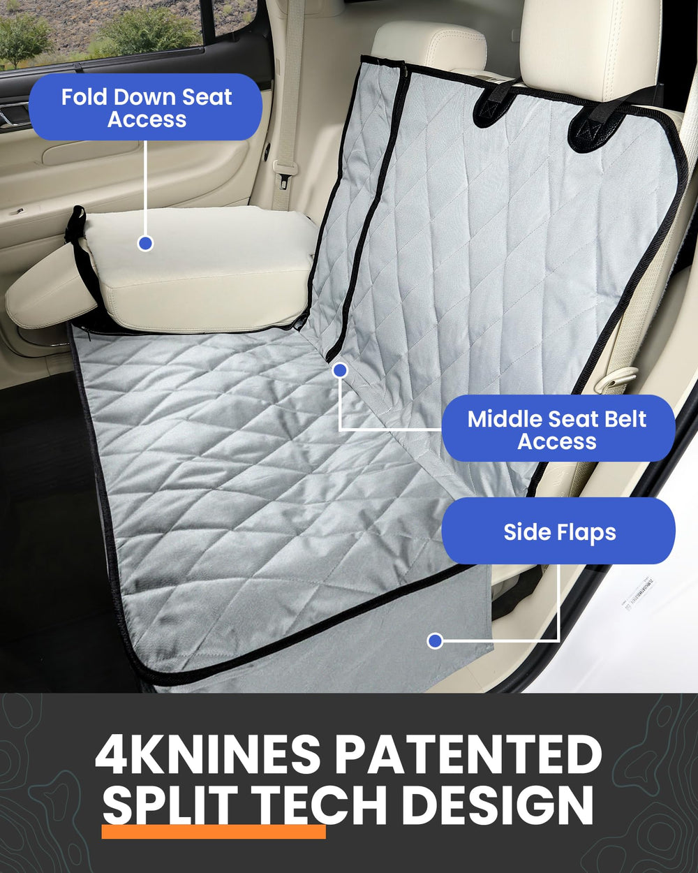 4Knines fixation anti-derapante maintien en place lors des trajets