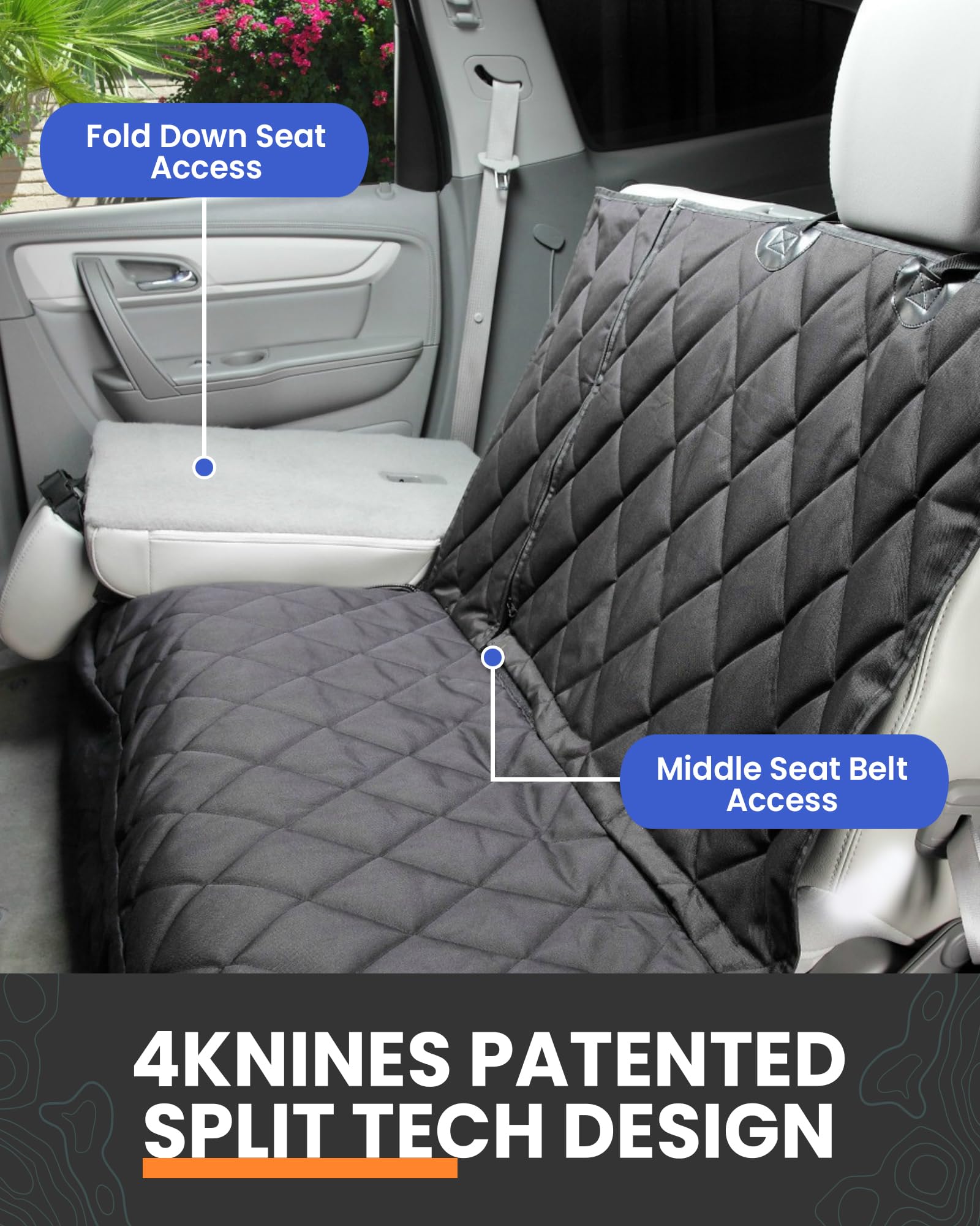 4Knines matériau durable résiste à l'usage quotidien et aux poils.