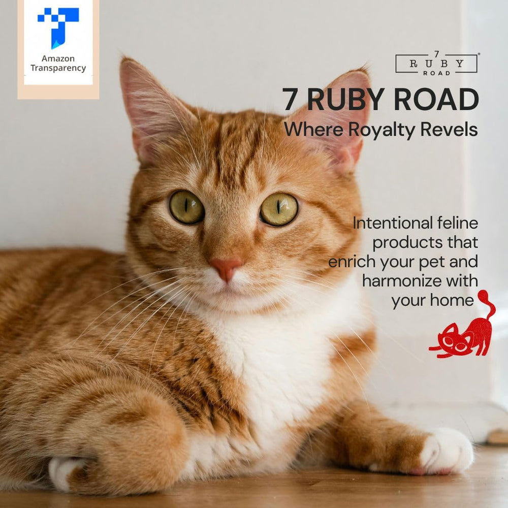Bol chat design mignon par 7 Ruby Road, parfait pour repas quotidiens.
