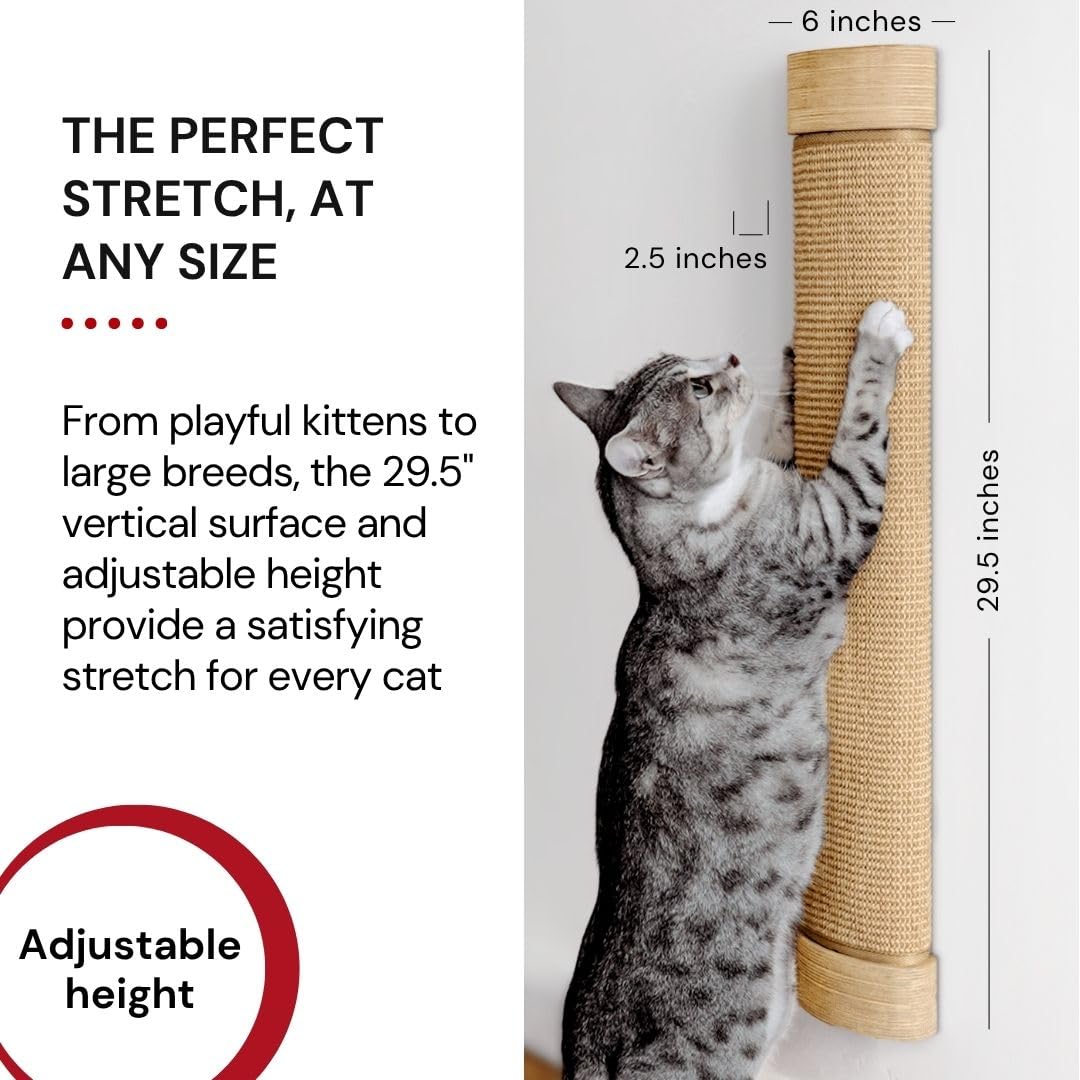 Grattoir-chat hauteur ajustable 7 Ruby Road pour chats de tous âges