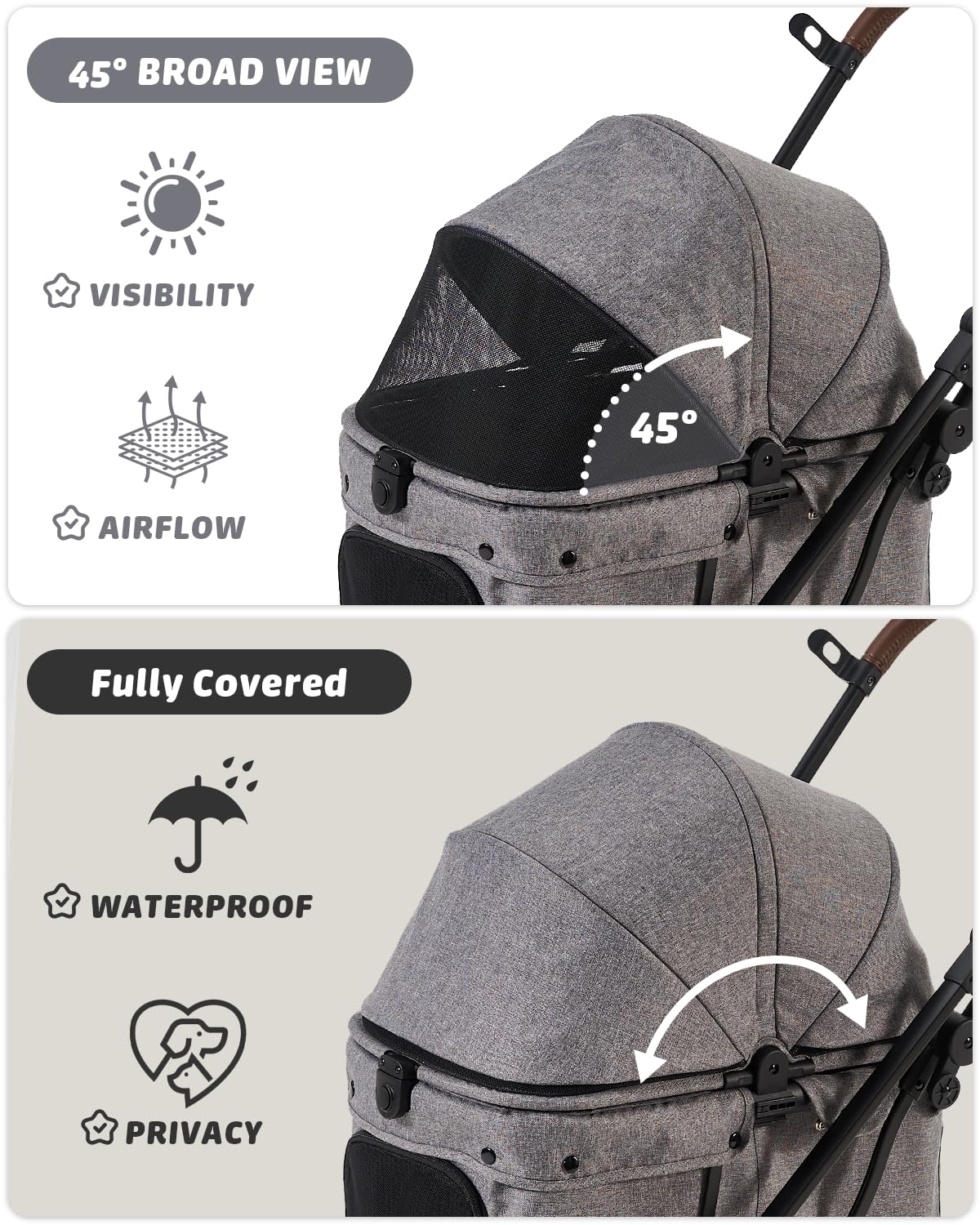 797Audio-poussette-coussin-interieur-amovible: nettoyage rapide et facile.