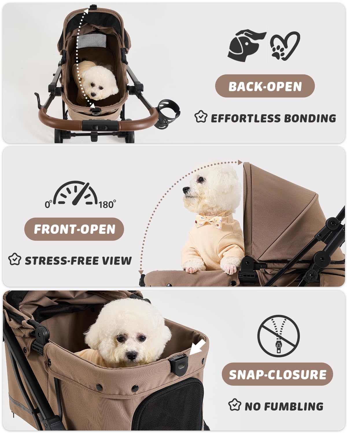 797Audio – rangement spacieux et poches pour accessoires et friandises.