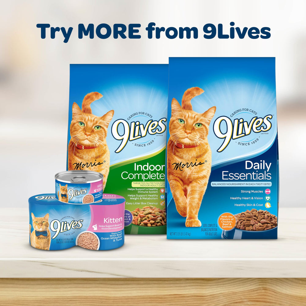 9Lives Essentiels Chaton – pack de 4 sacs pour alimentation continue