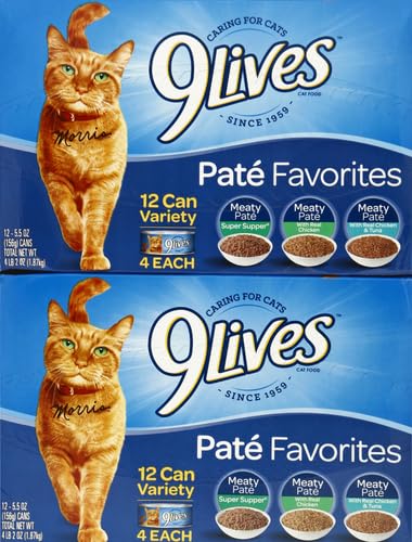 Couvercle de conservation après ouverture pour 9Lives Paté.