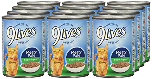 9Lives Pâté poisson et poulet réels, protéines de qualité.