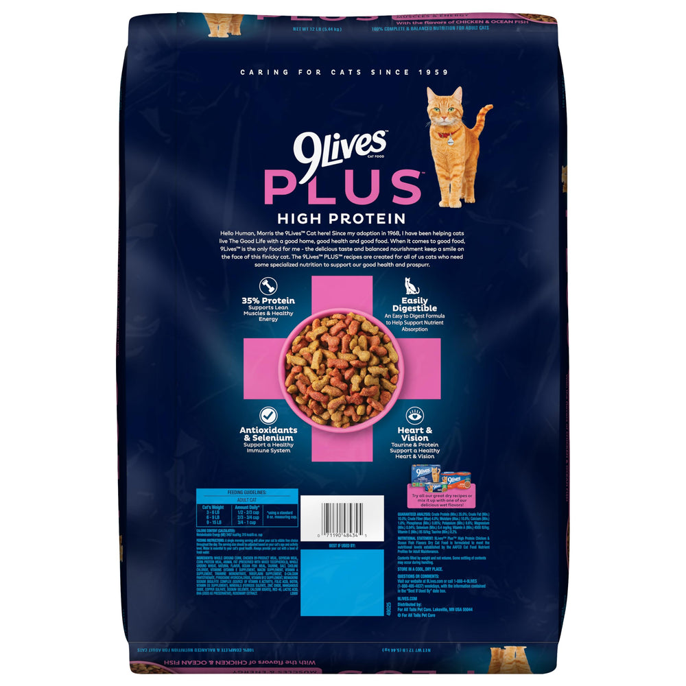 9Lives Plus – sacs pratiques de 12 lb et 3,15 lb.
