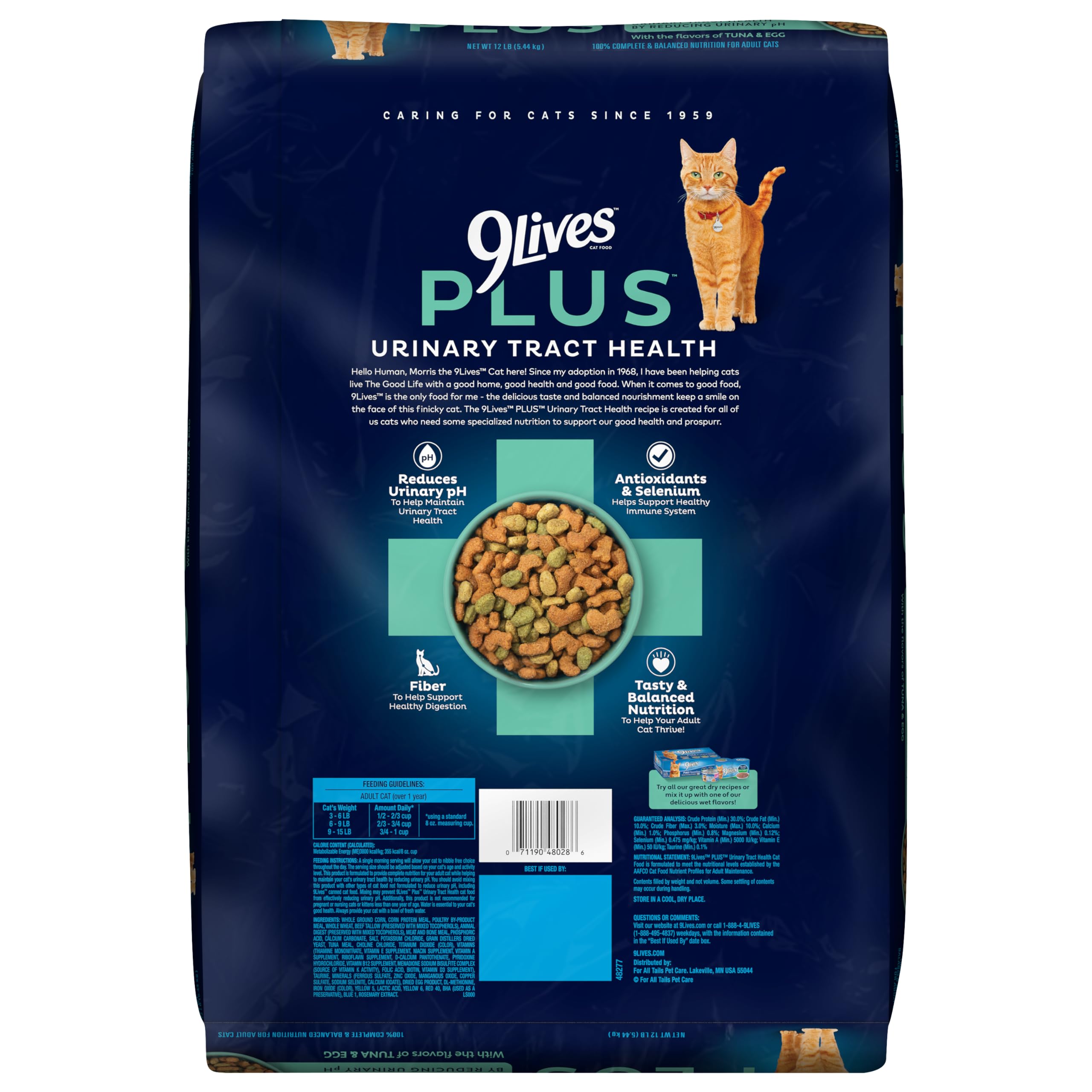 9Lives Plus dans la gamelle, repas pratique et équilibré.