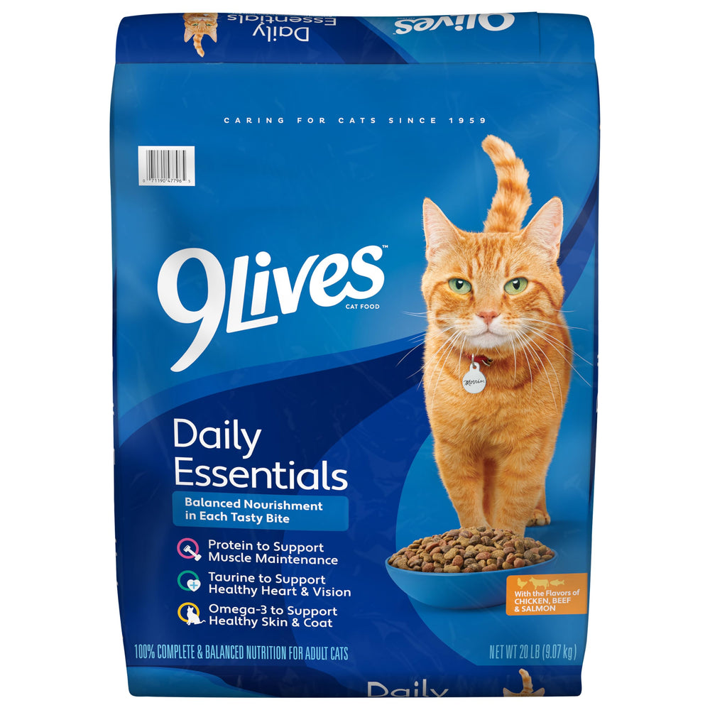 Sac 9lives 20 lb, pratique pour nourrir votre chat au quotidien.