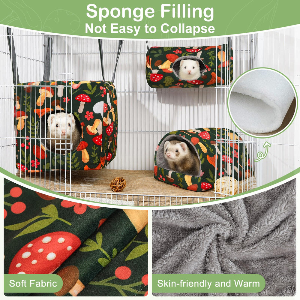 Hedgeink Hamac Ferret – design coloré qui embellit la cage.