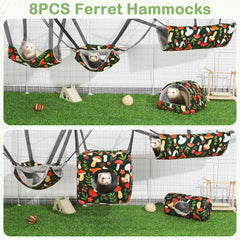 Hedgeink Hamac Ferret – structure stable avec crochets métalliques pour installation sûre.