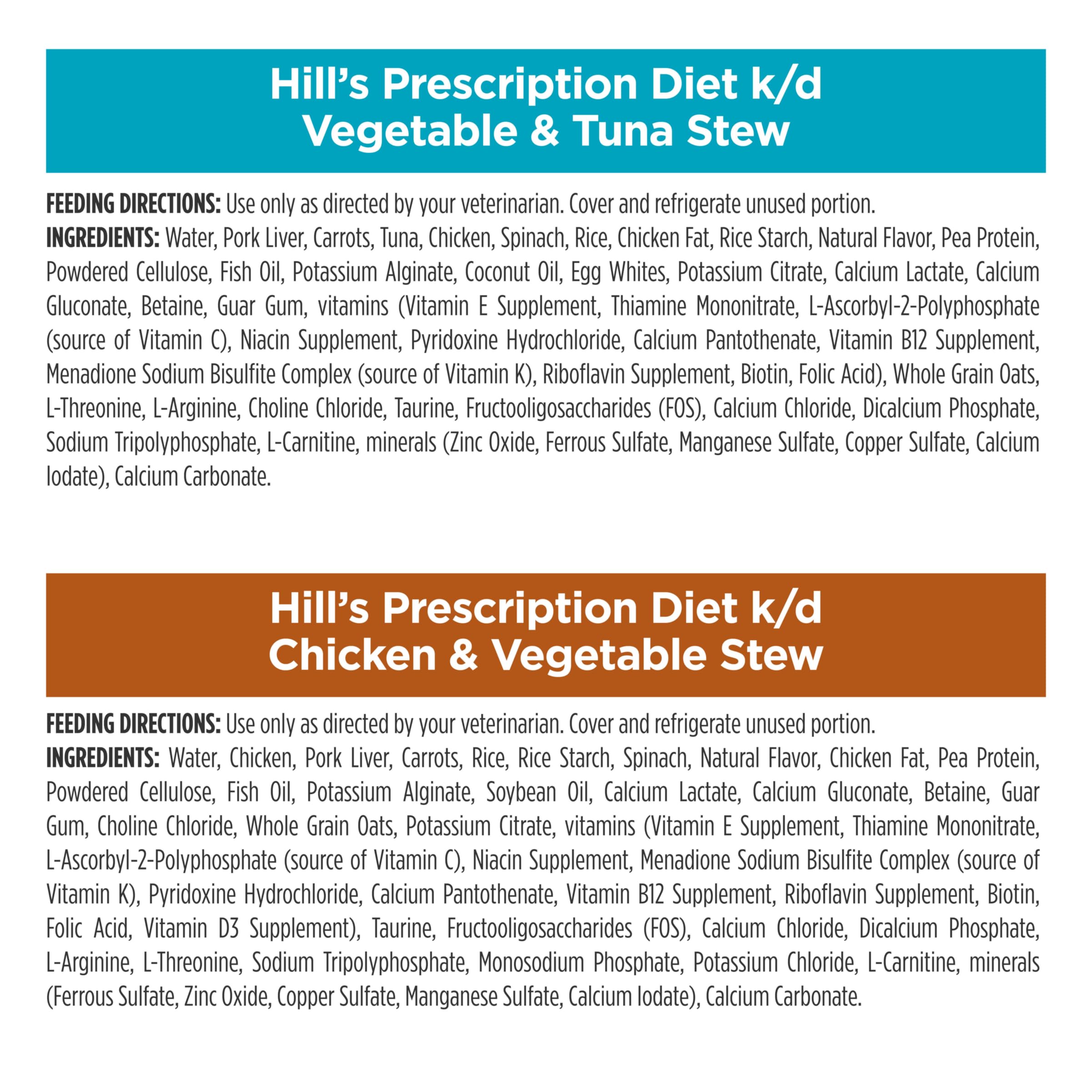 Hill's Prescription Diet k/d morceaux tendres en sauce pour chat.