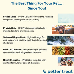 A Better Treat brocoli séché, source de fibres et nutriments