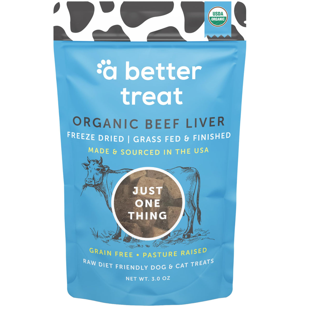 A Better Treat foie de boeuf séché tranche – récompense protéinée idéale pour l'entraînement.