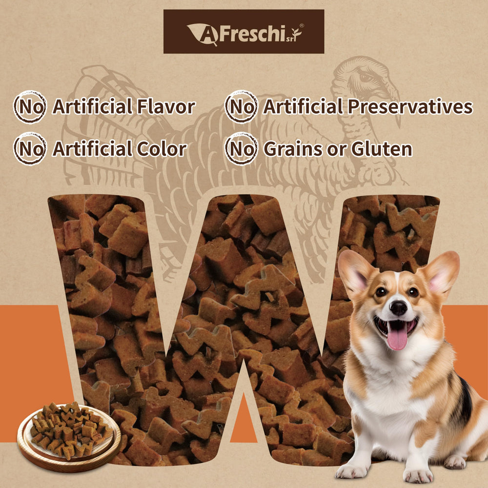 Forme W des croquettes, favorise une mastication complète avec A Freschi srl.