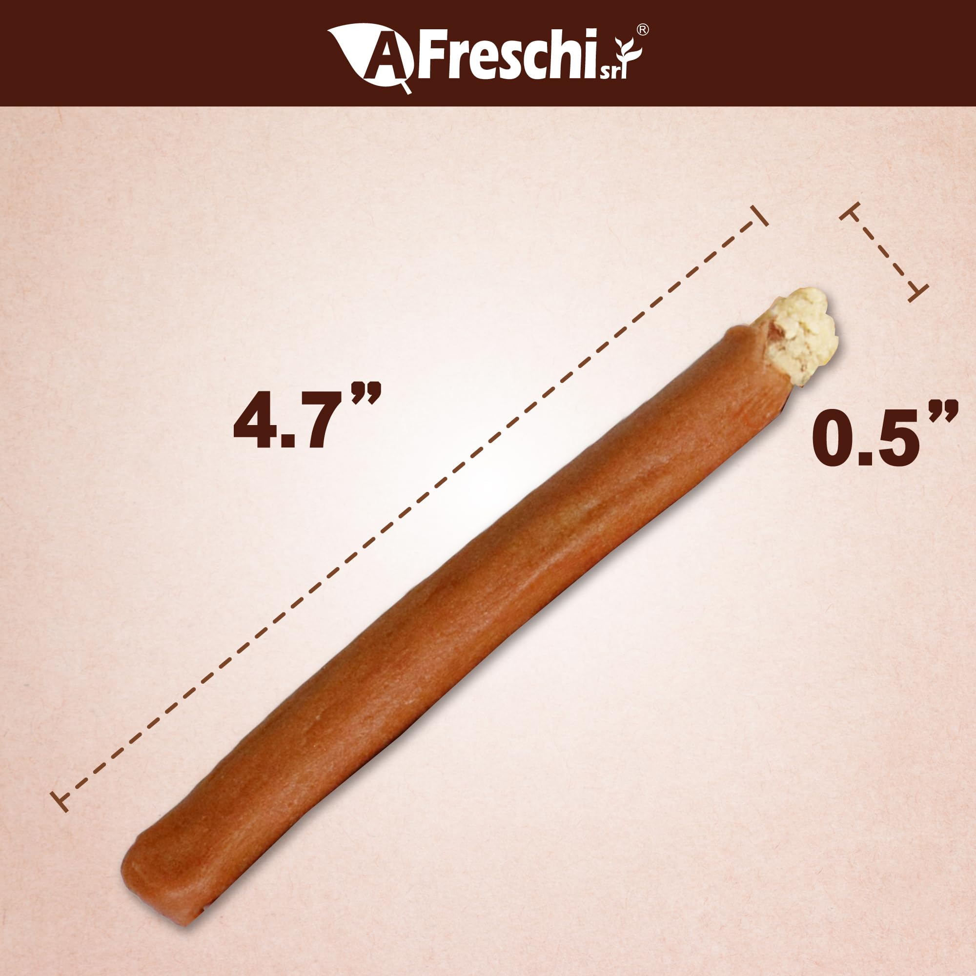 Friandise sans céréales A Freschi srl, plaisir sain pour chien sensible et digestion douce.