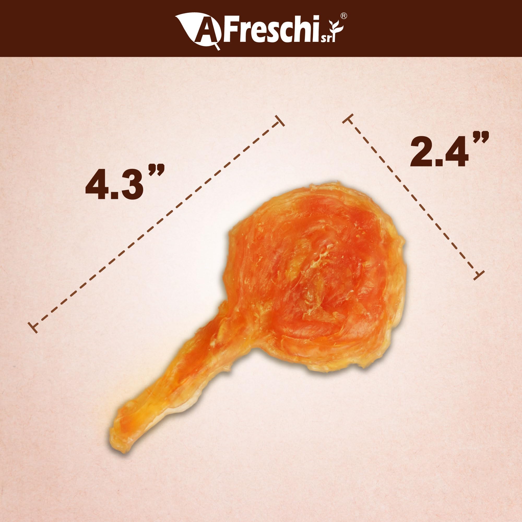 Texture mordante des Tendons de Dinde A Freschi srl pour occuper le chien