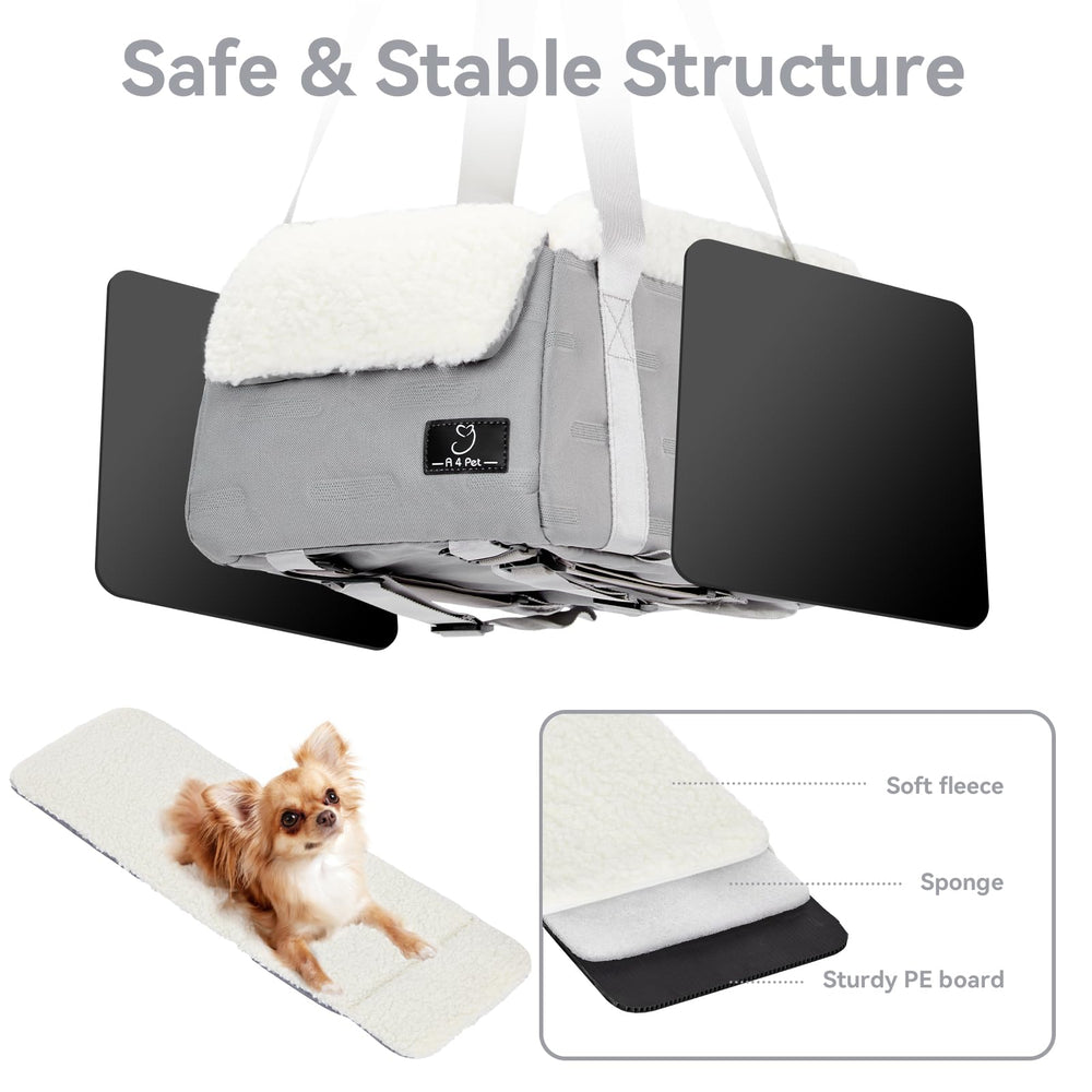 Base anti-glisse A 4 Pet assure une stabilité sur tout type de sol.