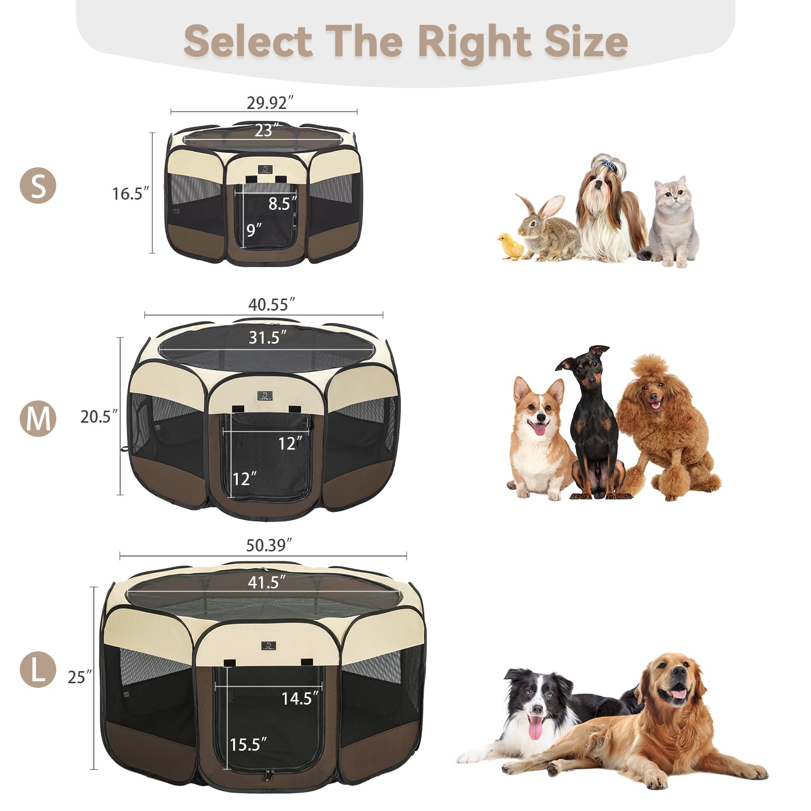 A4 Pet transport et voyage, pliage compact pour les trajets