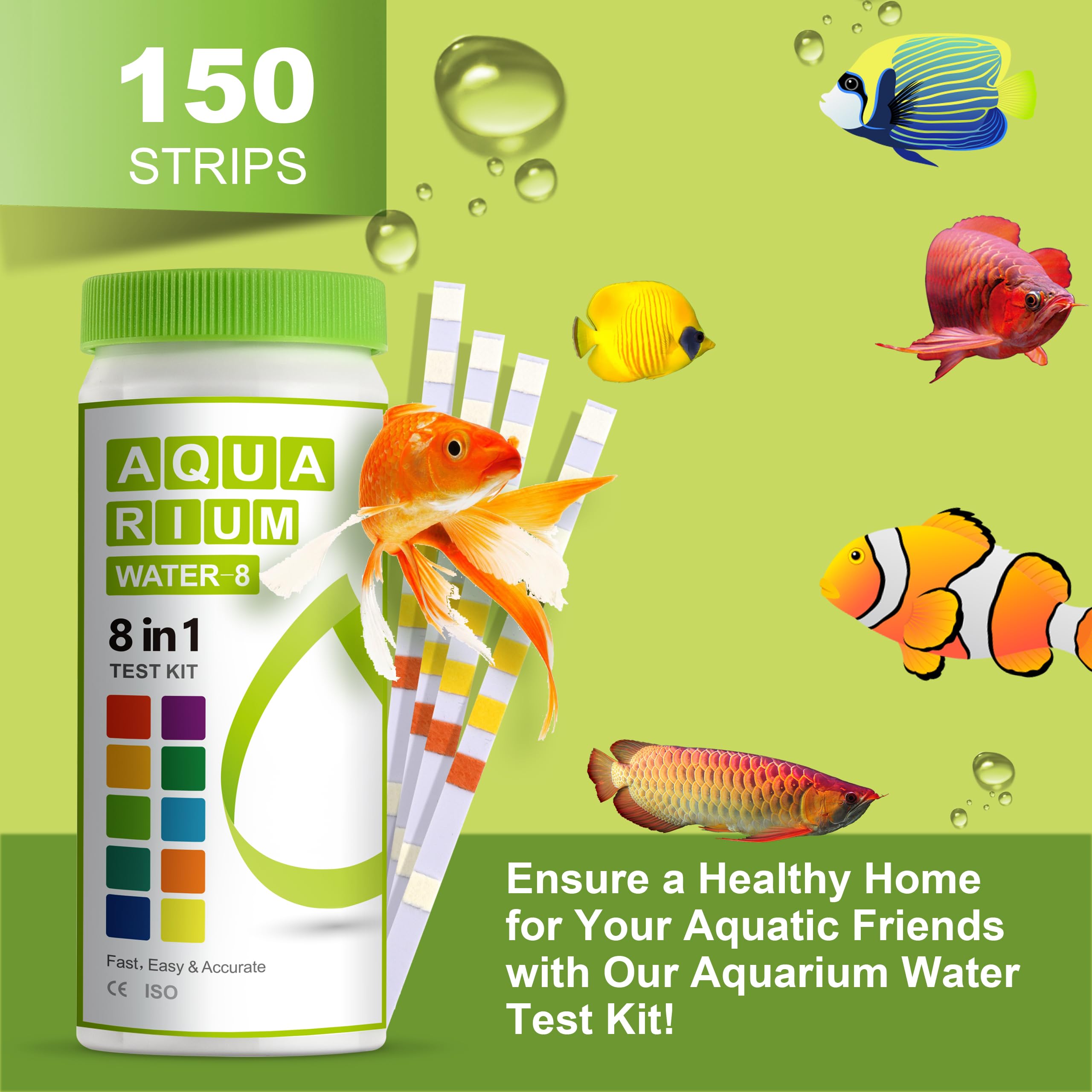 Compatibilité AAwipes eau douce et eau salée pour divers habitats.